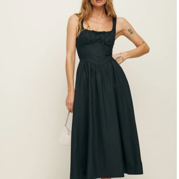 Reformation Dresses & Skirts - NWT Reformation Balia Linen Dress - Black